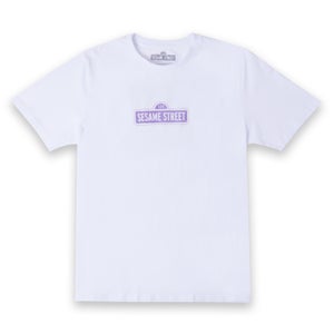 Sesame Street Comic Unisex Oversized Heavyweight T-Shirt - White