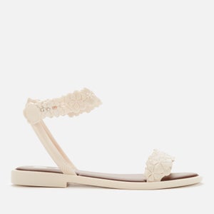 Melissa X Viktor and Rolf Women's Blossom Wave Sandals - Ivory Contrast