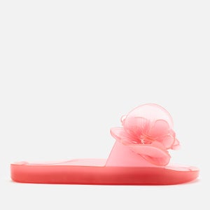 Melissa X Y Project Women's Flower Beach Slides - Pink Trans