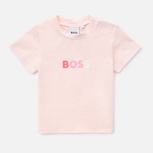 Hugo Boss Girls' Logo BOSS T-Shirt - Pale Pink