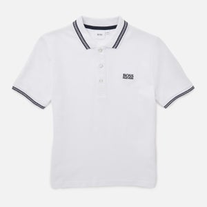 Hugo Boss Boys' Classic Short Sleeve Polo - White