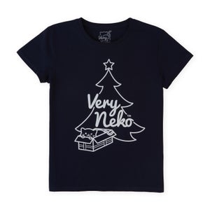 Neko Tree Women's T-Shirt - Navy