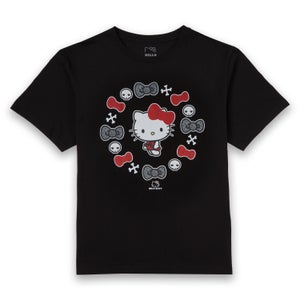 Hello Kitty Round Bow Men's T-Shirt - Black