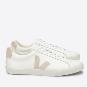 Veja Women's Esplar Leather Low Top Trainers - Extra White/Sable