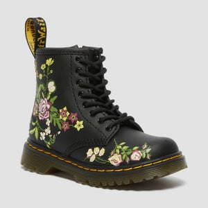 Dr Martens Toddlers' 1460 Hydro Lace Boots - Black Bloom