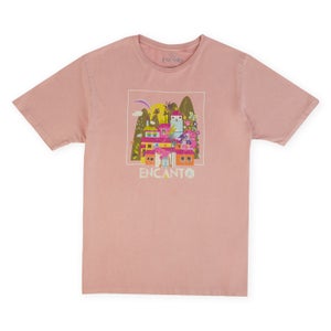 Disney Encanto Unisex T-Shirt - Pink Acid Wash