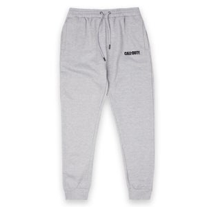 Call Of Duty Logo Embroidered Unisex Joggers - Grau