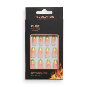 Makeup Revolution Flawless Press-On Nails - Fire