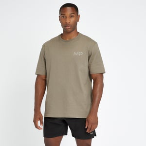 MP Men's Adapt Washed Oversized T-Shirt - muška majica - sivosmeđa