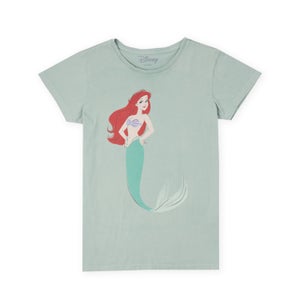 Disney Ariel Kids' T-Shirt - Mint Acid Wash