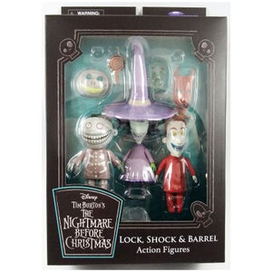 Diamond Select Nightmare Before Christmas Lock, Shock, and Barrel Action Figure