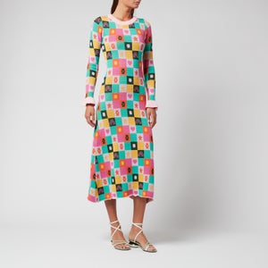 Olivia Rubin Women's Naya Midi Dress - Rainbow Blocks