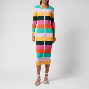 Olivia Rubin Women's Paisley Midi Dress - Bright Stripe
