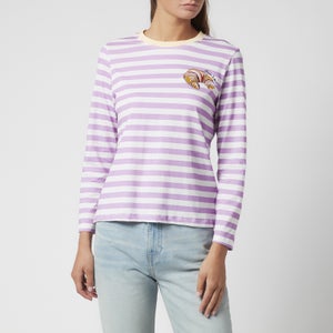 Olivia Rubin Women's Robbie Long Sleeve T-Shirt - Sorbet Stripe