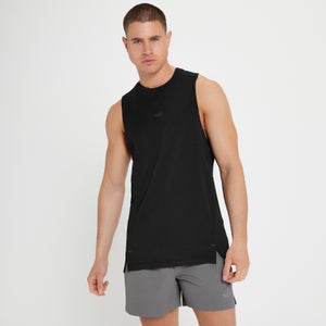 MP vīriešu sporta krekls ar pazeminātu rokas izgriezumu “Velocity Ultra” — Melns