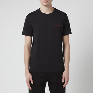 Emporio Armani Men's 2-Pack Stretch Cotton T-Shirts - Black