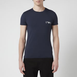 Emporio Armani Men's 2-Pack Slim Fit T-Shirts - Marine