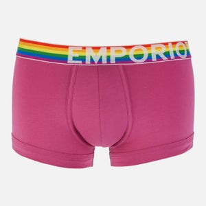 Emporio Armani Men's Rainbow Trunks - Azalea