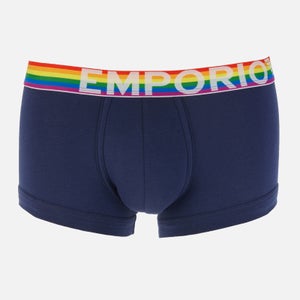 Emporio Armani Men's Rainbow Trunks - Patriot Blue