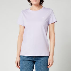 A.P.C. Women's Small Logo T-Shirt - Violet