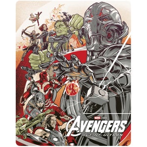 Marvel Studio's Avengers Age of Ultron - Mondo #53 4K Ultra HD Steelbook Esclusiva Zavvi (Blu-ray incluso)