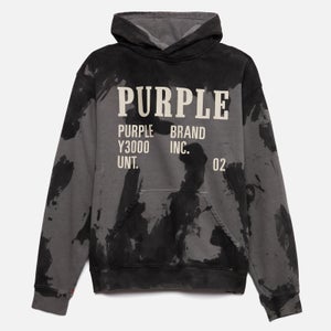 Purple Brand Men's Bleached Monument Hoodie - Black