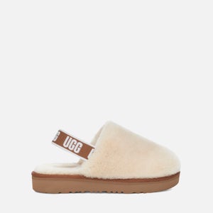 UGG Kids' Fluff Yeah Clog Slippers - Natural