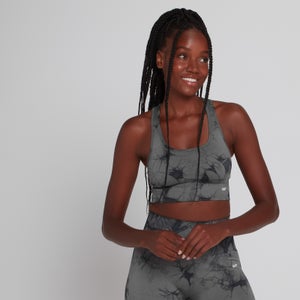 Sujetador deportivo sin costuras Shape Ultra para mujer de MP - Negro tie dye