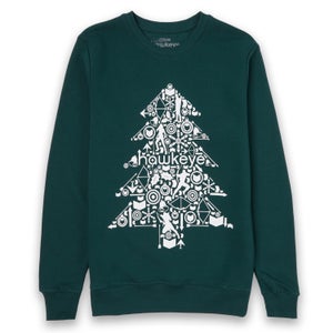 Marvel Christmas Tree Unisex Sweatshirt - Green