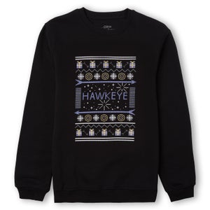 Marvel Clint Barton Christmas Unisex Sweatshirt - Black