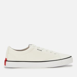 HUGO Men's Dyer Canvas Low Top Trainers - White