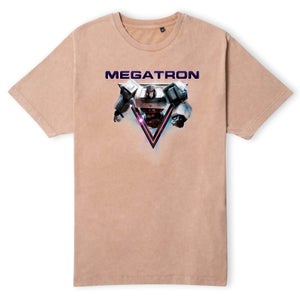 Transformers Megatron Unisex T-Shirt - Tan Acid Wash