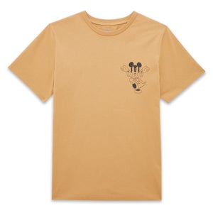 Disney Minnie Mouse Unisex T-Shirt - Tan Acid Wash