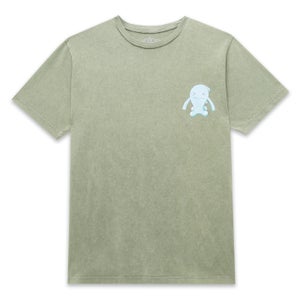 Pokemon Wobbuffet Unisex T-Shirt - Khaki Acid Wash