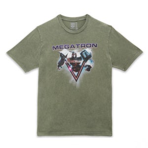 Transformers Megatron Unisex T-Shirt - Khaki Acid Wash