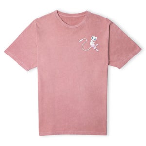 Pokemon Mew Unisex T-Shirt - Pink Acid Wash
