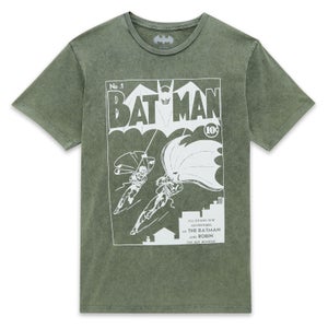 Batman Adventures Of Batman And Robin Unisex T-Shirt - Khaki Acid Wash