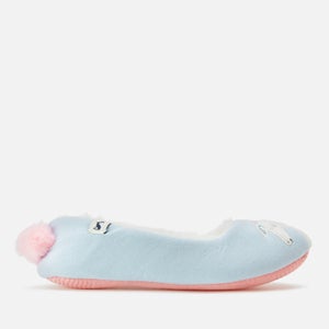 Joules Kids' Character Slippers - White Horse