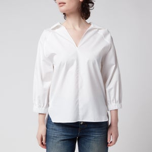 Marni Women's V-Neck Collar Shirt - Lily White