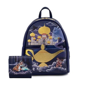 Loungefly Disney Jasmine Castle Mini Backpack and Wallet Set