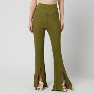 Cult Gaia Women's Dalia Knit Trousers - Green