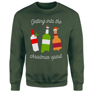 Christmas Spirits Unisex Sweatshirt - Green