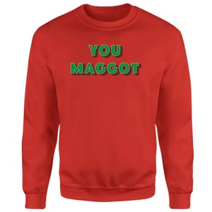 You Maggot Unisex Sweatshirt - Red