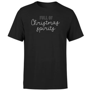 Full Of Christmas Spirits Men's T-Shirt - Black