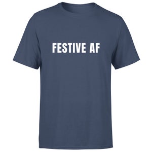 Festive AF Men's T-Shirt - Navy