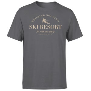 Ski Resort Men's T-Shirt - Charcoal