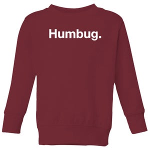 Xmas Humbug Kids' Sweatshirt - Burgundy