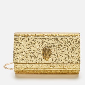Kurt Geiger London Women's Party Eagle Clutch Drench Bag - Gold