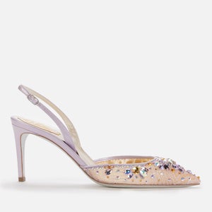 René Caovilla Women's Sling Back Court Shoes - Lilac