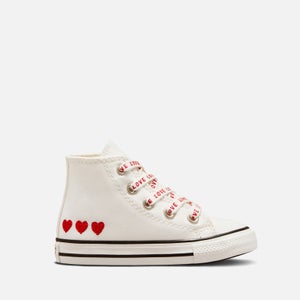 Converse Toddlers' Chuck Taylor All Star Trainers - Vintage White/University Red